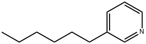 3-正-己基吡啶,6311-92-8,结构式