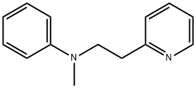 N-methyl-N-(2-pyridin-2-ylethyl)aniline Structure