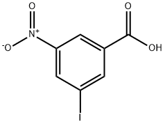 3-碘-5-硝基苯甲酸,6313-17-3,结构式
