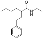 N-ethyl-2-phenethyl-hexanamide 结构式