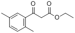 ethyl 3-(2,5-dimethylphenyl)-3-oxopropanoate Struktur