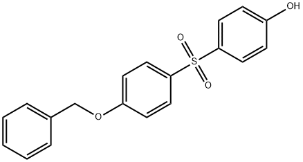 4-[(4-Benzyloxyphenyl)sulfonyl]phenol Struktur