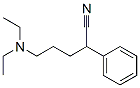 5-diethylamino-2-phenyl-pentanenitrile 结构式