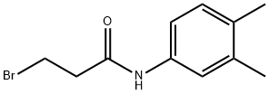 3-bromo-N-(3,4-dimethylphenyl)propanamide,6315-47-5,结构式