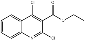 2,4-Dichloro-quinoline-3-carboxylic acid ethyl ester Struktur