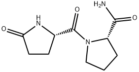 5-オキソ-L-Pro-L-Pro-NH2 化学構造式