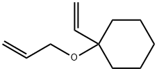 Cyclohexane, 1-ethenyl-1-(2-propen-1-yloxy)- Structure