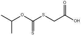 2-propan-2-yloxycarbothioylsulfanylacetic acid 结构式