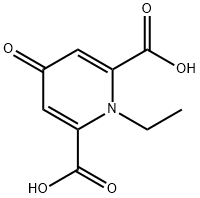 1-ethyl-4-oxo-pyridine-2,6-dicarboxylic acid,6317-46-0,结构式