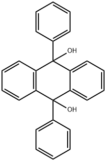 9,10-dihydro-9,10-diphenylanthracene-9,10-diol ,6318-17-8,结构式