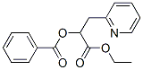 (1-ethoxycarbonyl-2-pyridin-2-yl-ethyl) benzoate Struktur
