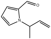 1H-Pyrrole-2-carboxaldehyde, 1-(1-methyl-2-propenyl)- (9CI) Structure