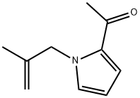 Ethanone, 1-[1-(2-methyl-2-propenyl)-1H-pyrrol-2-yl]- (9CI) 化学構造式