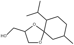 薄荷酮甘油缩酮,63187-91-7,结构式