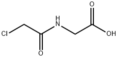 N-クロロアセチルグリシン 化学構造式