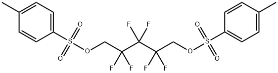 2,2,3,3,4,4-HEXAFLUOROPENTANE-1,5-DIYL BIS(4-METHYLBENZENESULFONATE),632-01-9,结构式