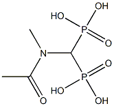 [(acetylmethylamino)methylene]bisphosphonic acid Structure