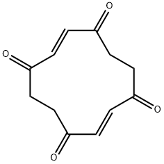 2,8-Cyclododecadiene-1,4,7,10-tetrone Structure