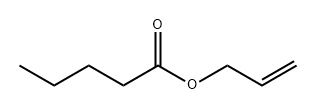 ALLYL N-VALERATE Struktur