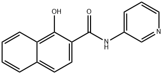 1-羟基-N-3-吡啶基-2-萘酰胺, 63210-47-9, 结构式