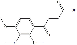 4-(2,3,4-TRIMETHOXYPHENYL)-4-OXOBUTYRIC ACID Structure