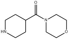 MORPHOLIN-4-YL-PIPERIDIN-4-YL-METHANONE HYDROCHLORIDE Struktur
