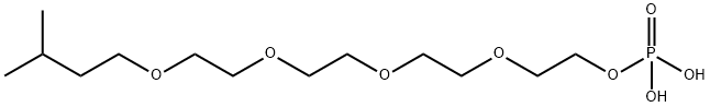 15-methyl-3,6,9,12-tetraoxahexadecyl dihydrogen phosphate Struktur