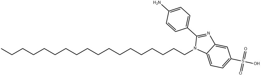 63217-35-6 2-(4-aminophenyl)-1-octadecyl-1H-benzimidazole-5-sulphonic acid