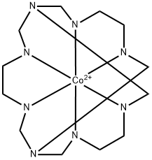 1,3,6,8,10,13,16,19-octaazabicyclo-6,6,6-eicosanecobalt(II) Structure