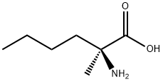 alpha-butylalanine 化学構造式