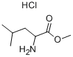 DL-ロイシンメチル塩酸塩 化学構造式