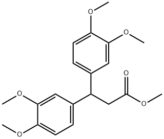 丙酸,3,3-双(3,4-二甲氧苯基)-,甲酯,632292-73-0,结构式