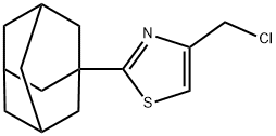 2-(1-アダマンチル)-4-(クロロメチル)-1,3-チアゾール 化学構造式