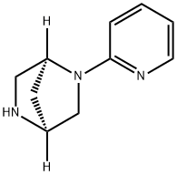 2,5-Diazabicyclo[2.2.1]heptane,2-(2-pyridinyl)-,(1S,4S)-(9CI) Structure