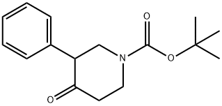 1-Boc-3-phenylpiperidin-4-one Structure