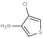 3-氨基-4-氯噻吩 结构式