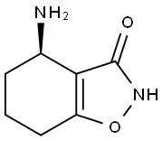 1,2-Benzisoxazol-3(2H)-one,4-amino-4,5,6,7-tetrahydro-,(4R)-(9CI) Structure