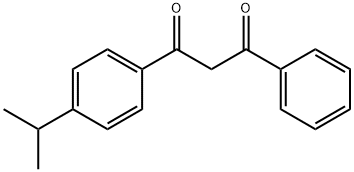 1-[4-(1-methylethyl)phenyl]-3-phenylpropane-1,3-dione Struktur