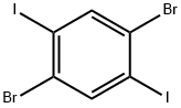 1,4-ジブロモ-2,5-ジヨードベンゼン 臭化物 ヨウ化物 化学構造式