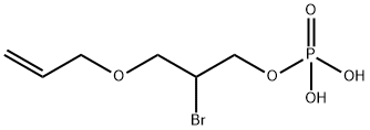 3-(allyloxy)-2-bromopropyl dihydrogen phosphate,63264-73-3,结构式