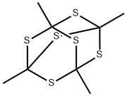 1,3,5,7-Tetramethyl-2,4,6,8,9,10-hexathiaadamantane Structure