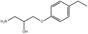 1-AMINO-3-(4-ETHYLPHENOXY)PROPAN-2-OL Structure