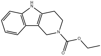 1,3,4,5-四氢-2H-吡啶并[4,3-b]吲哚-2-甲酸乙酯,63277-54-3,结构式