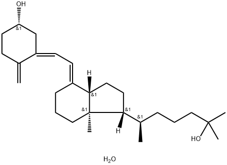 骨化二醇一水合物, 63283-36-3, 结构式