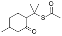 P-MENTHA-8-THIOL-3-ONE ACETATE Structure