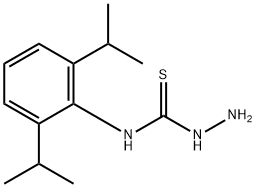 4-(2,6-Diisopropylphenyl)thiosemicarbazide 结构式