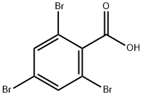 2,4,6-トリブロモ安息香酸 化学構造式