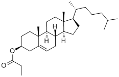 Cholest-5-en-3beta-yl propionate Struktur