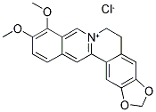 ベルベリン·クロリド 化学構造式