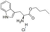 L-Tryptophan, butyl ester, monohydrochloride Structure